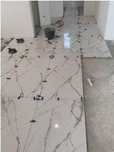 кафель битый: - Монтаж плит разного формата с подрезкой по проекту и согласованию — 1