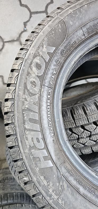 5100 r15: Шины 155 / 80 / R 13, Лето, Б/у, Пара, Легковые, Корея, Hankook — 3