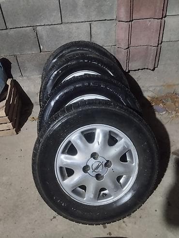 электро унаа: Дөңгөлөктөр монтажда 205 / 65 / R 14, Жай, Колдонулган, Комплект, Жеңил унаалар, Темир, тешиктери - 5 — 2