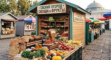 Фрукты: Ищу Павильон 20 квадрат Бишкек под овощи и фрукты — 1