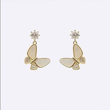 Серьги сөйкөлөр - бабочки Г для женщин, летние серьги из