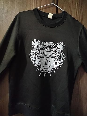 толстовку: Мужская толстовка, M, Kenzo, Б/у, цвет - Черный, Самовывоз — 1