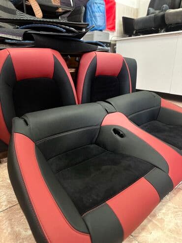 очень нужны: Чехлы Экокожа, цвет - Красный, Ford, Новый, Самовывоз — 6