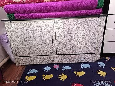 детский комод для одежды: Комод для одежды, Б/у, Без зеркала, ЛДСП, цвет - Белый, Самовывоз — 1