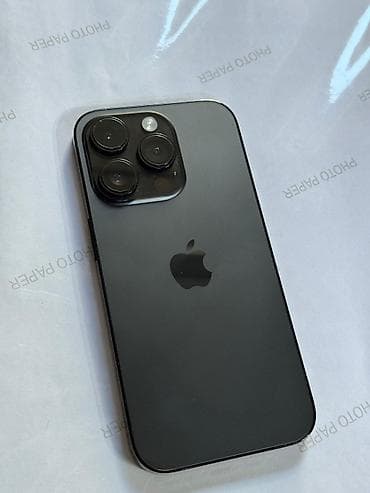 15: IPhone 14 Pro, Б/у, 128 ГБ, Черный, Зарядное устройство, Защитное стекло, Чехол, 77 % — 1