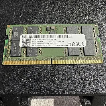 rtx a2000: Оперативная память Micron 32 ГБ, 5600 МГц - Тип: DDR5 SODIMM — 1