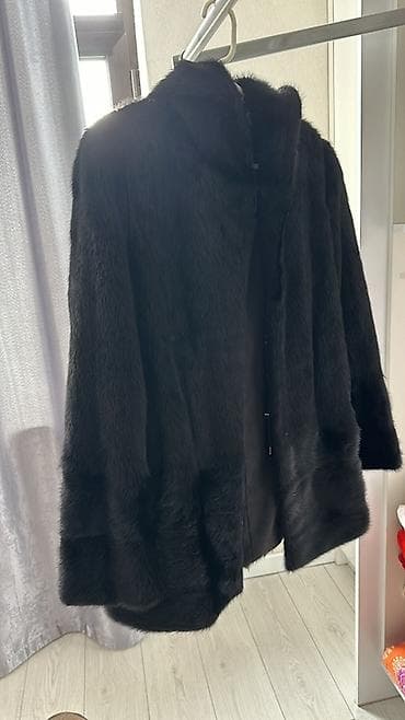 полушубок: Шуба, Норка, Короткая модель, L — 1