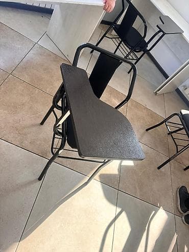 школьный стол купить: Школьный стул, Железо, цвет - Черный — 2