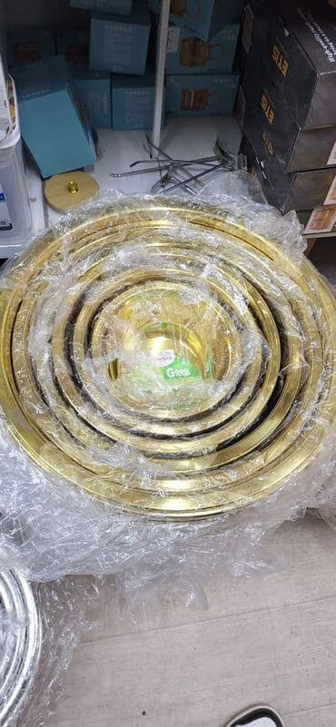 чайнек бу: Акция ‼️‼️‼️эки кун Нержавейка золото набор 6pcs качества 👍👍 толстый — 1