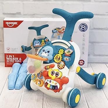 ходунки для: Б/у в идеальном состоянии с коробкой Развивающий ходунки‑столик 2‑в‑1 — 1