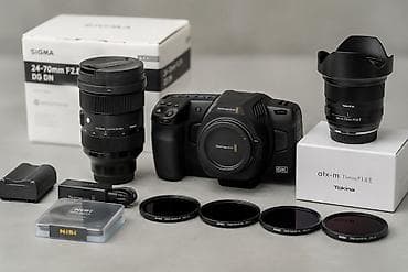 Кинокомплект для видеосъёмки 6K Состав: - Камера Blackmagic Pocket
