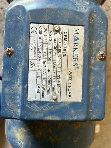 титан для воды: Поверхностный центробежный водяной насос MARKERS CPM-170 Основные — 1