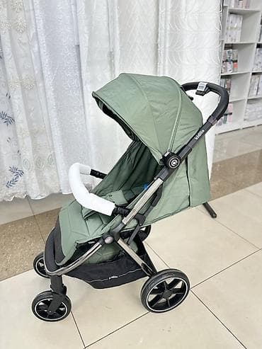 Прогулочная коляска Kidilo (цвет оливковый) - Легкая маневренная