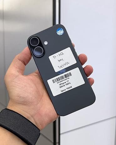 17 про чехол: IPhone 17, Б/у, 256 ГБ, Black Titanium, Защитное стекло, Чехол, В рассрочку, 100 % — 1