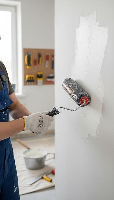 Валик для нанесения шпатлёвки DECOR - Назначение: нанесение