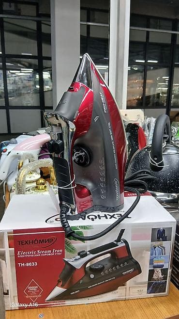 gt master edition: Электрический паровой утюг TEXHOMИР TH‑8633 - Мощность: 3000 Вт - — 1