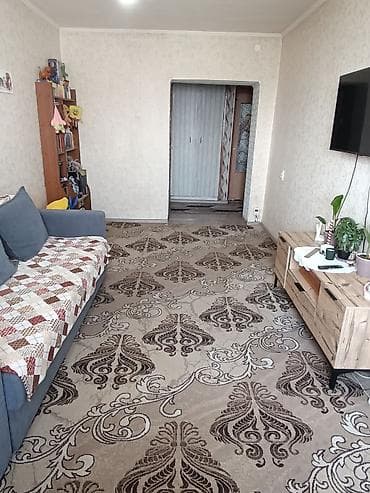 Квартиры: 2 комнаты, 50 м², Дордой Моторс рынок Индивидуалка, 4 этаж, Косметический ремонт — 6