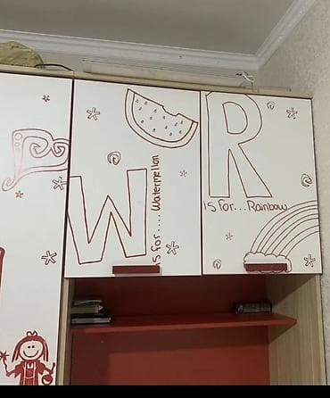 ученический стол с полками: Парта, Б/у, С полками, Детская, ДСП, Самовывоз, цвет - Белый — 4