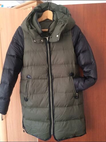 купить женский пуховик большого размера: Женский молодежный пуховик. Легкий, теплый. Размер 44-46. Наполнитель — 2