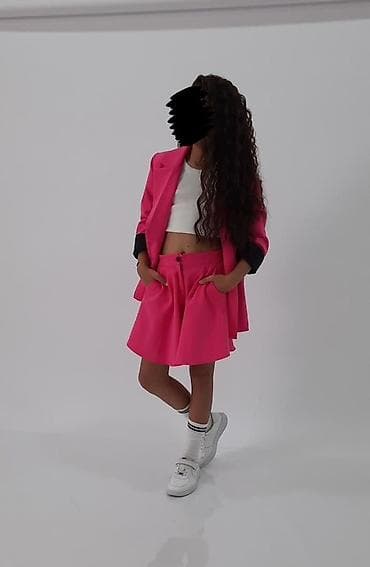 вещи hm: Комплект, цвет - Розовый, Б/у — 3