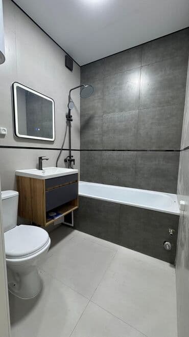 купить квартиру в бишкеке без посредников: 1 комната, 45 м², 106 серия улучшенная, 3 этаж, Евроремонт — 7