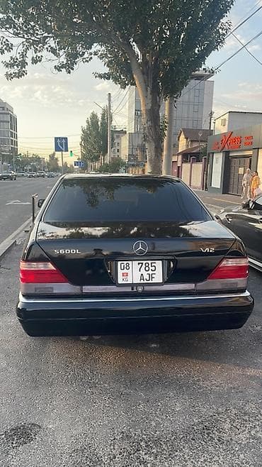 Mercedes-Benz S-Class: 1995 г., 6 л, Автомат, Бензин, Седан