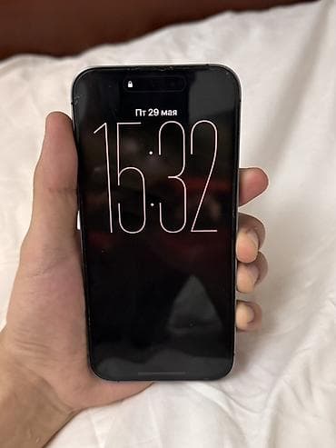 apple 6: IPhone 14 Pro Max, Б/у, 128 ГБ, Deep Purple, Наушники, Защитное стекло, 81 % — 2