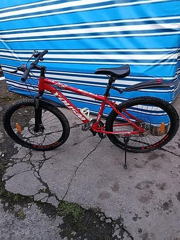 красный велосипед: Подростковый велосипед — 7