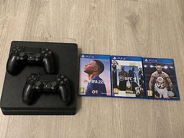 pes 13: Игровой комплект для PS4: - Консоль PlayStation 4 Slim (черная). - — 1