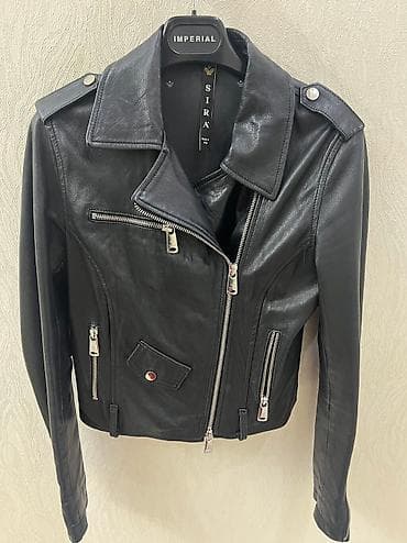 мужская куртка италия: Кожаная куртка, Косуха, Натуральная кожа, Укороченная модель, L — 2