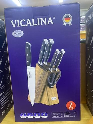 Наборы кухонных ножей Vicalina в деревянном блоке Доступны модели: -