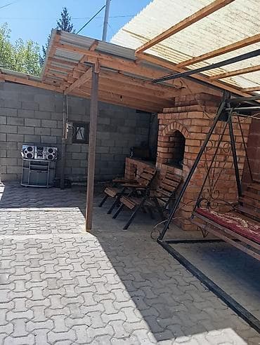 набор шашлыка: Садовые качели Металл, Со спинкой, С крышей — 6