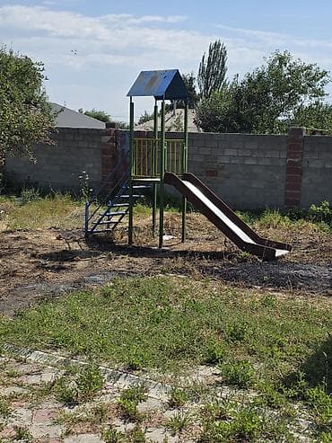 Детская уличная площадка (комплект) Состав: - Металлические качели на — 3