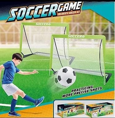 Игрушки: Детская футбольная ворота + в подарок мяч ⚽️ Это игровой набор для — 2