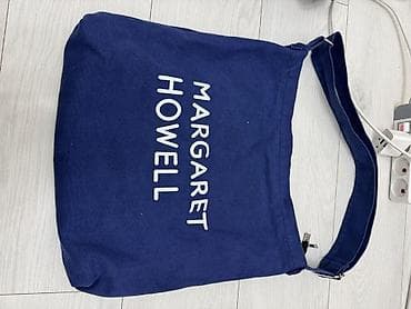 real techniques: Сумки (2 шт.) 350с синяя, Шопер 200с 1) Холщовая сумка через плечо — 1