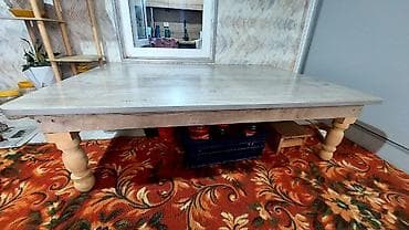 Раскройные столы: Г. Ош. Низкий прямоугольный стол для гостиной/чайной зоны. - — 3