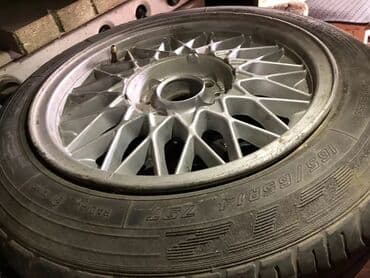 покрышки на мини трактор: Литые Диски R 14 BBS, Комплект, отверстий - 4, Б/у — 5