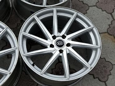 et35: Литые Диски R 19 Kia, Комплект, отверстий - 5, Б/у — 10