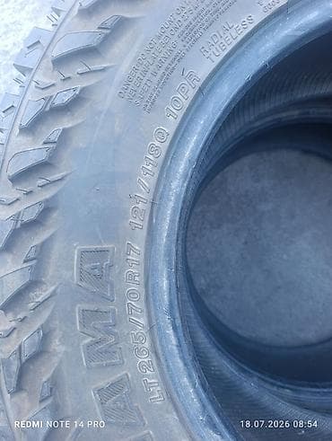 17: Yokohama LT265/70 R17 121/118Q, 10PR, радиальные бескамерные шины для — 2
