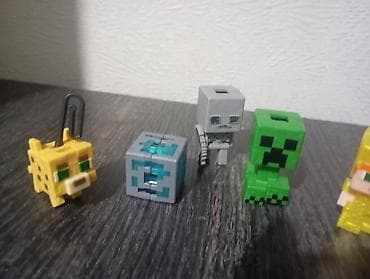 майнкрафт товары: Коллекция мини-фигурок по вселенной Minecraft. Состав набора на фото — 1