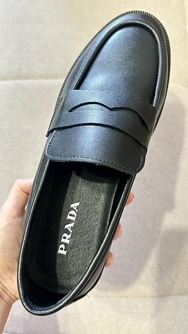 ложки для обуви: Лоферы, 39.5, Prada, Новый, цвет - Черный, Самовывоз — 5