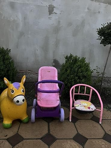 Набор детских игрушек для дома и двора: - Игрушечная коляска для — 1