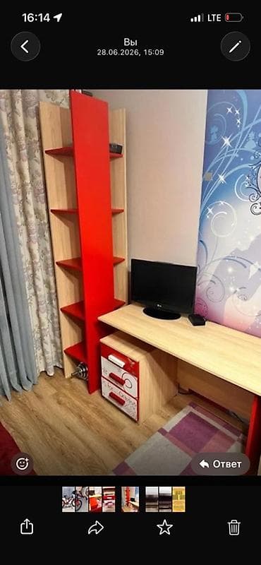 study table: (Комплектом ) Писменый Стол в хорошем состоянии Россия аккуратный и — 1
