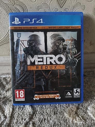 pes 4: Metro Redux для PS4-PS5 Комплект включает две игры: - Metro 2033 — 1