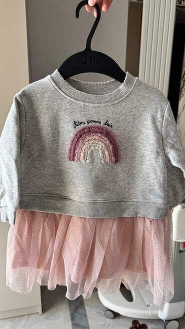 дом вещи: Детское платье, цвет - Розовый, Новый — 2