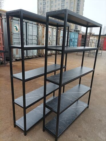 купить полки для цветов напольные: Стеллаж в стиле лофт. Стеллаж для офиса и дома. Изготовим любой размер — 4