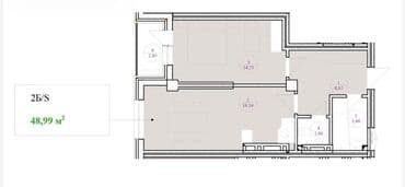 room: 1 комната, 49 м² — 3