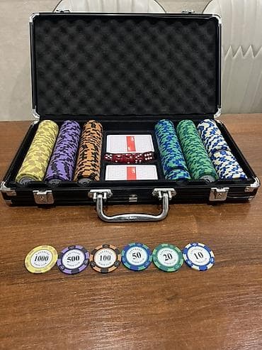 покер стол: Покерный набор в кейсе - Жесткий алюминиевый кейс черного цвета с — 2