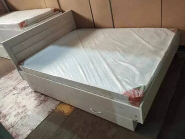 двух яросный крават: Двуспальная кровать, Новый, С матрасом, длина - 200 см — 11