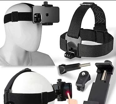 вр очки: Крепление на голову для съёмки с экшн‑камерой и смартфоном - — 3